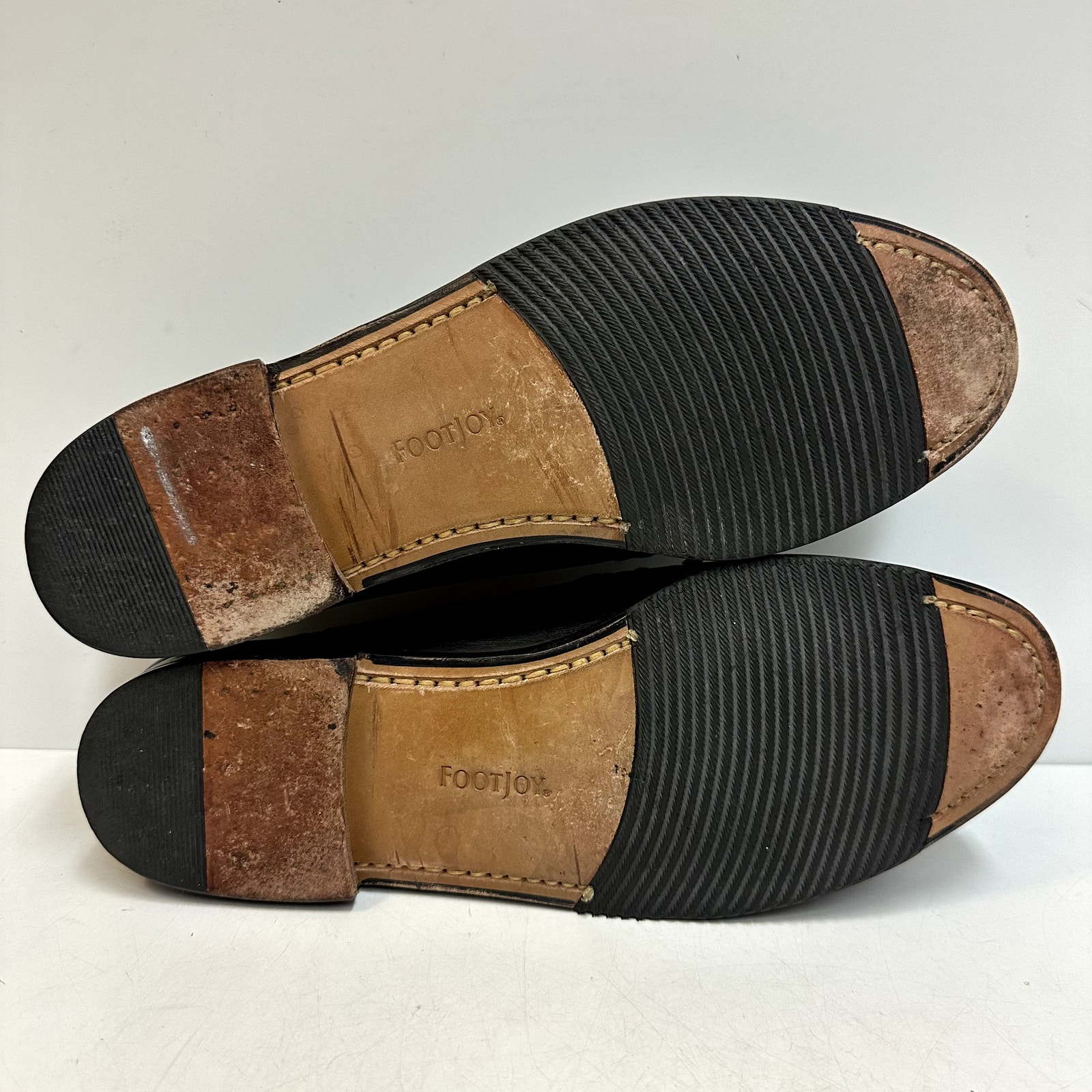 Euc Rancourt & Co. X Footjoy Tassel Loafers Kiltie Black Made In Maine Usa 9 D — image 2 of 8
